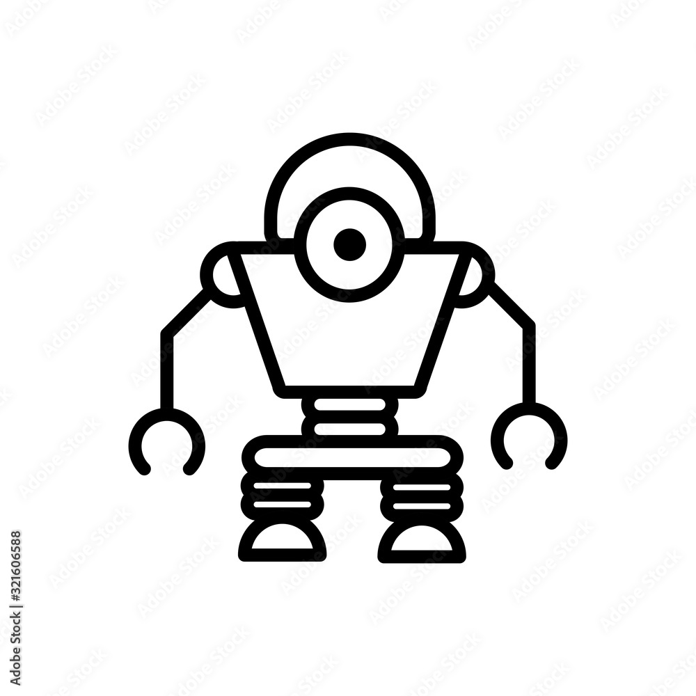 robot android technology character artificial machine linear design robot android technology character artificial machine linear design