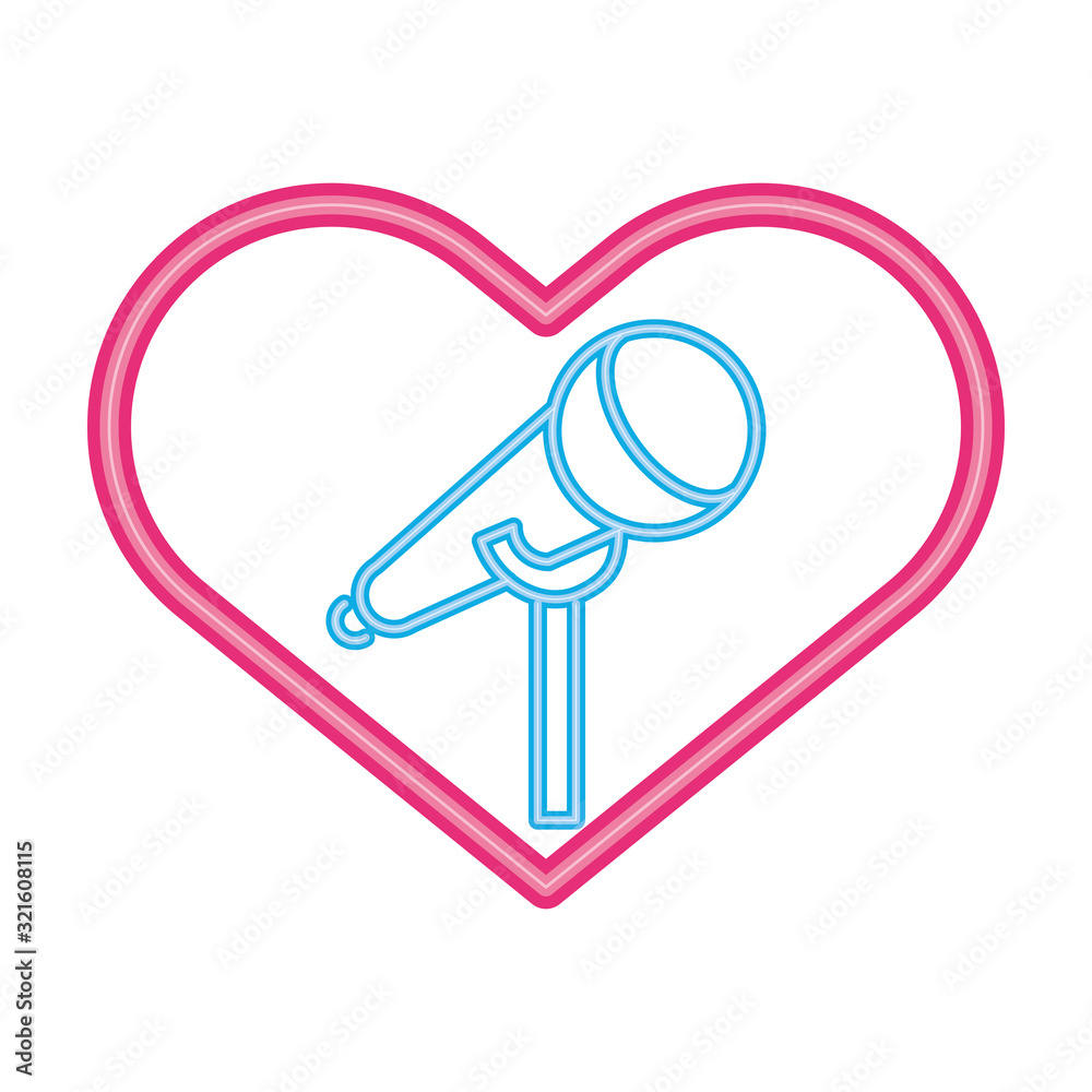 microphone sound accessory neon lights microphone sound accessory neon lights