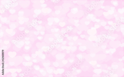 Valentine s Mother s Day pink hearts on pink background.