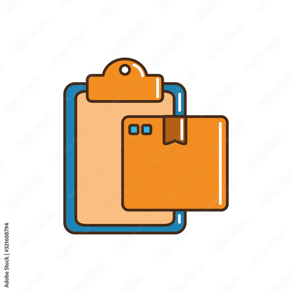 delivery pack clipboard cargo line and fill delivery pack clipboard cargo line and fill