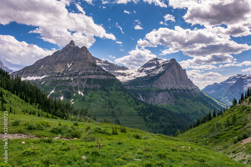 Mount Cannon is located in the Lewis Range, Glacier National Park in the U.S. state of Montana photo