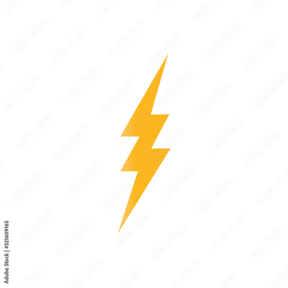 Thunderbolt and Lightning strike causes natural electricity to cause harm. icon vector Thunderbolt and Lightning strike causes natural electricity to cause harm. icon vector