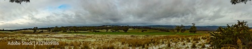 panorama of landscape near Daylesford VIC
