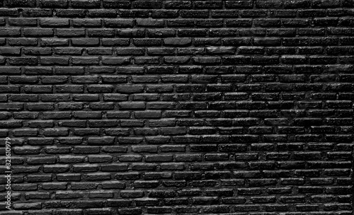 Black abstract wall Black old dirty Brick Stone Wall Concrete Cement horizontal, architecture , construction for hight Quality artwork design rough surface wallpaper