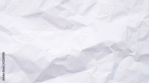 crumpled white paper background, recycle paper