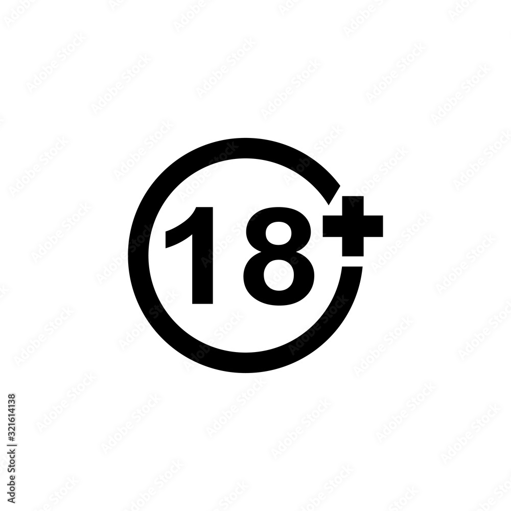 age limit icon design vector logo template EPS 10 age limit icon design vector logo template EPS 10