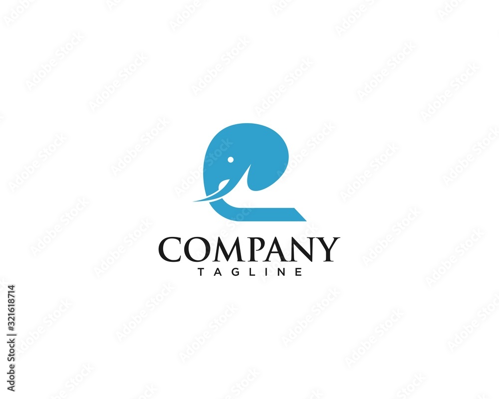 e initial elephant for your company