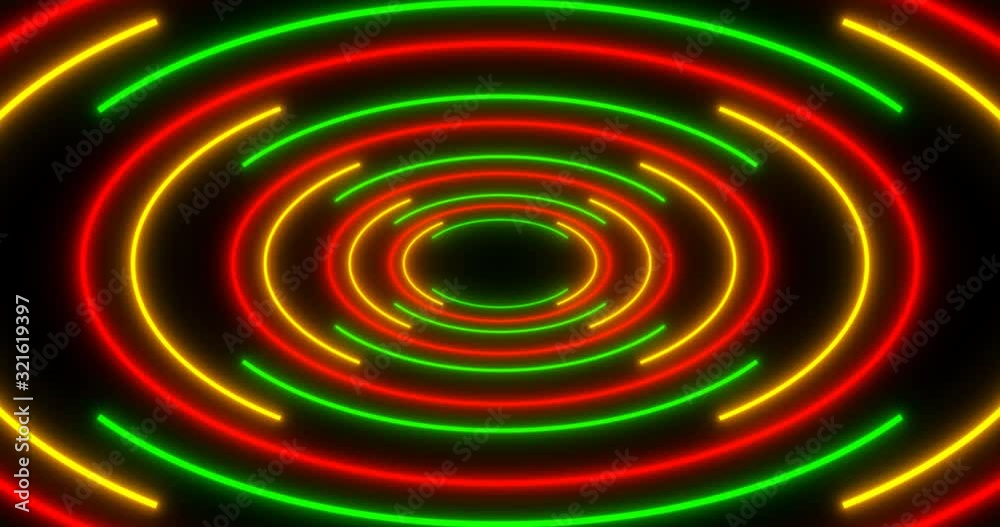 VJ loop sci-fi futuristic tunnel in ellipse form VJ loop sci-fi futuristic tunnel in ellipse form