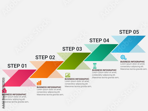 Abstract infographics number options template. Vector illustration. Can be used for workflow layout, diagram, business step options, banner, web design.