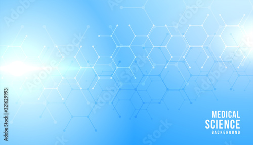 blue banner for medical and healthcare industry