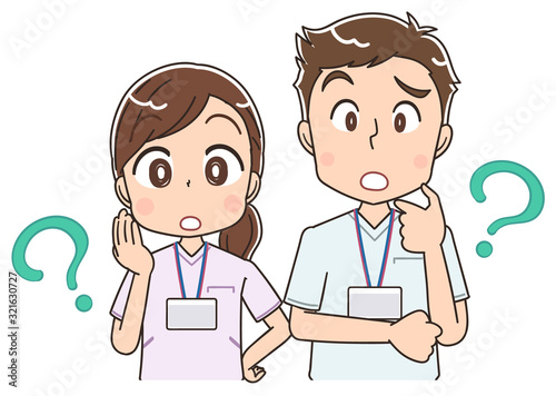 かわいい ナース 看護師 白衣 男女 イラスト マンガ アニメ
