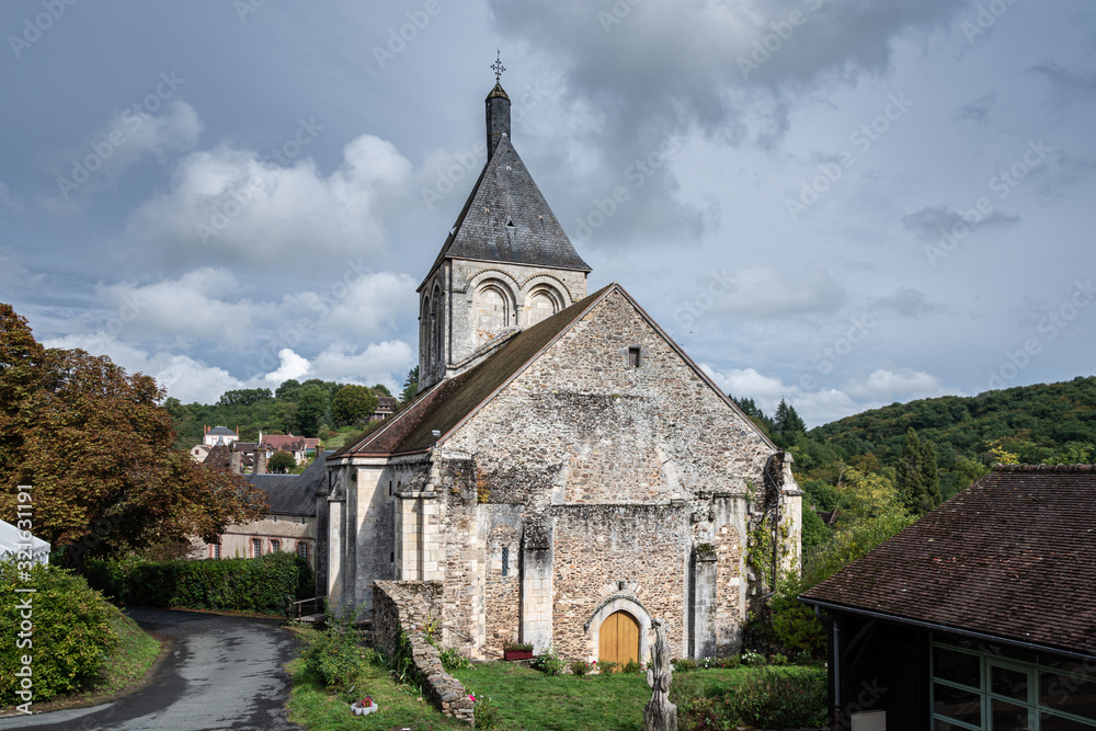 Romanesque Church of Saint-Laurent-et-Notre-Dame of Gargilesse-Dampierre, Indre, France