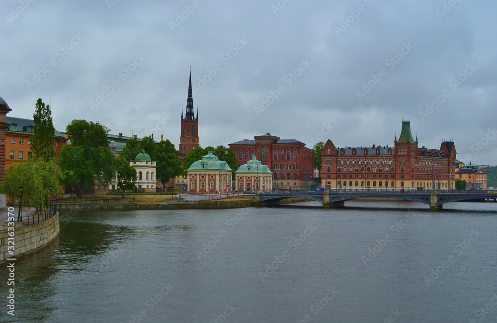 Fototapeta premium Stockholm architecture in Sweden