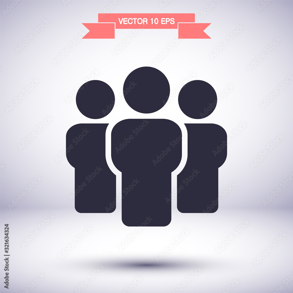 Vector people icon design 10 eps illustration business Vector people icon design 10 eps illustration business