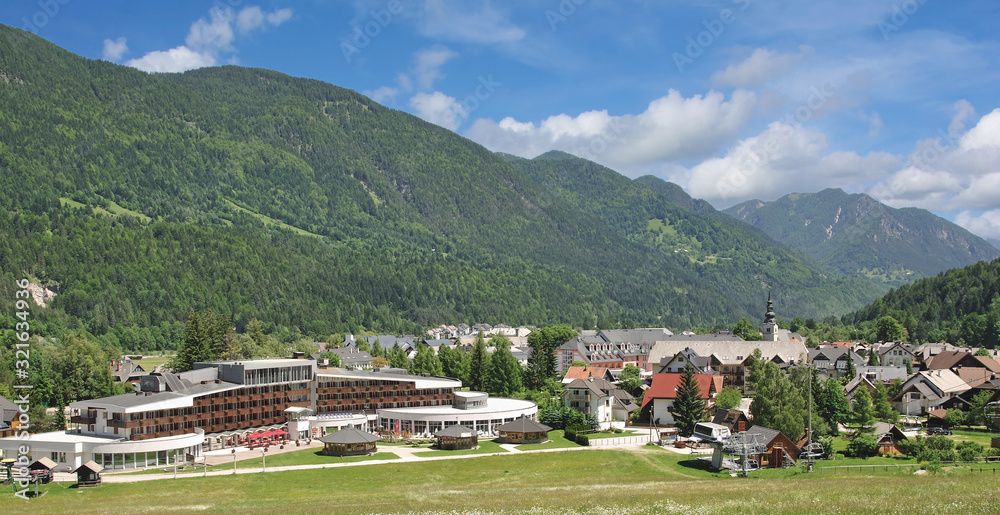 Obraz premium Kranjska Gora im Triglav Nationalpark,Slowenien