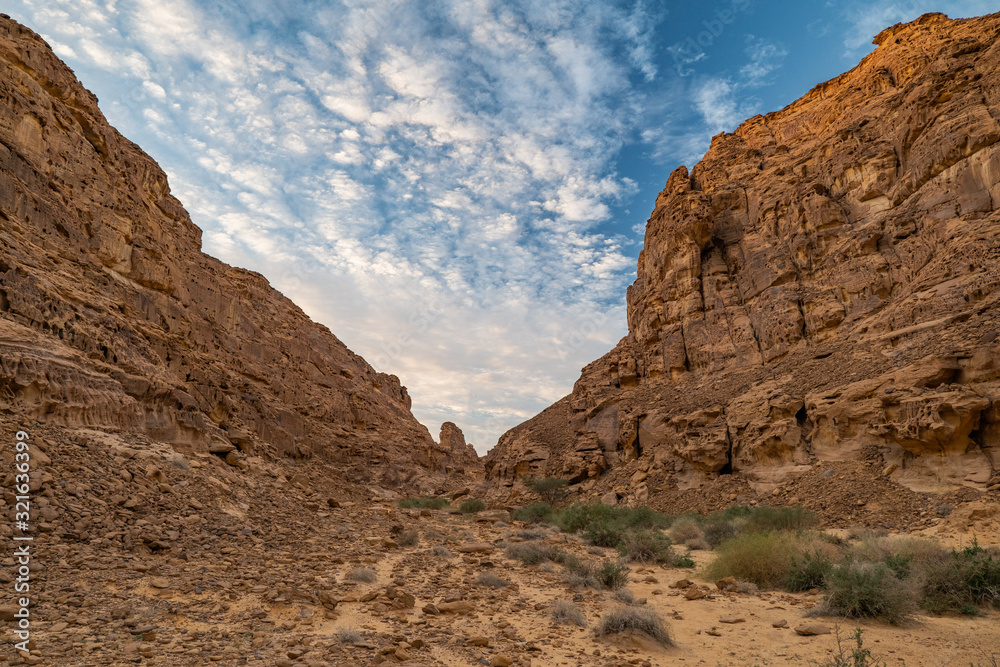 Geological rock strata (outcrops) at the ancient oasis of Al Ula, Saudi Arabia Geological rock strata (outcrops) at the ancient oasis of Al Ula, Saudi Arabia