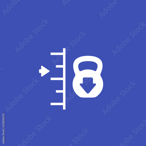 pressure level vector icon