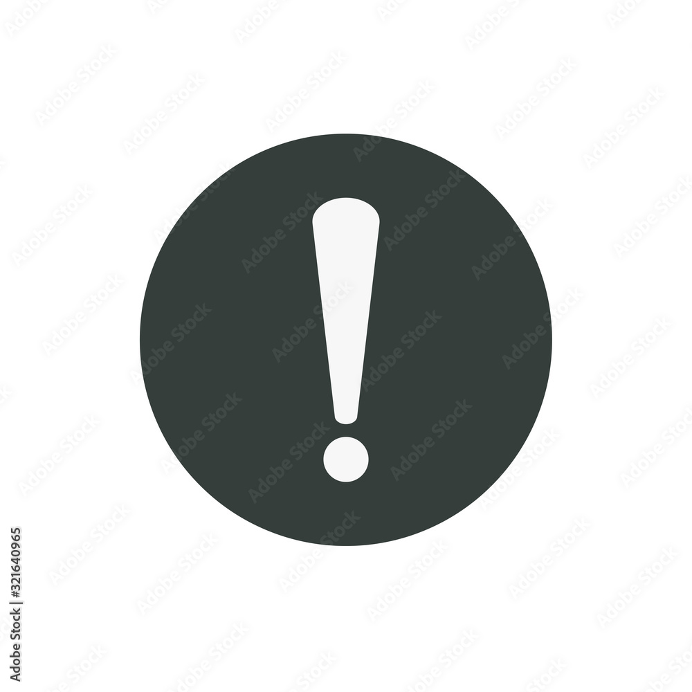 Exclamation Mark Icon Vector Illustration Exclamation Mark Icon Vector Illustration
