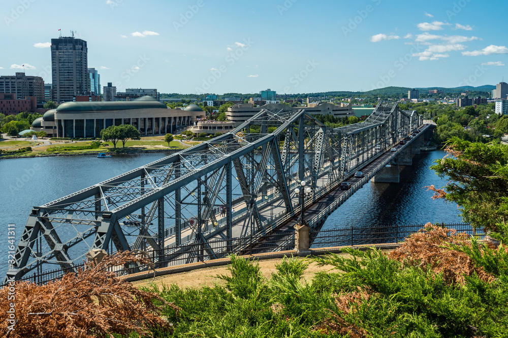 Brücke in Ottawa nach Gatineau Brücke in Ottawa nach Gatineau