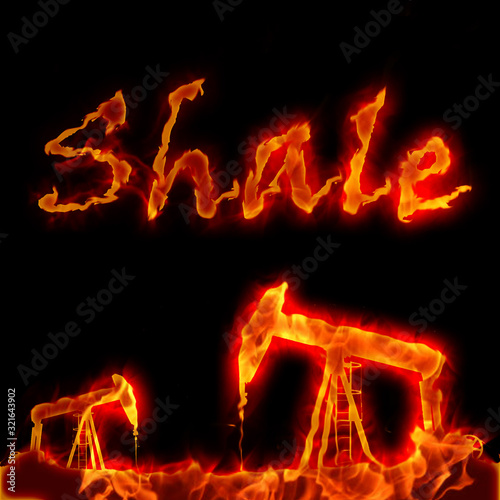 shale burning rigs