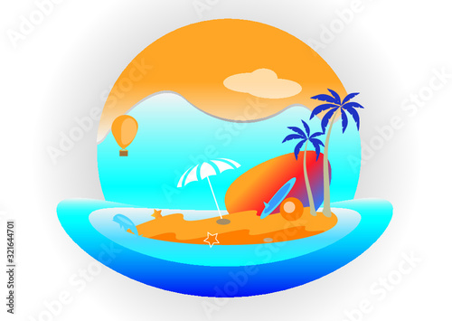 logo on the summer theme for the site