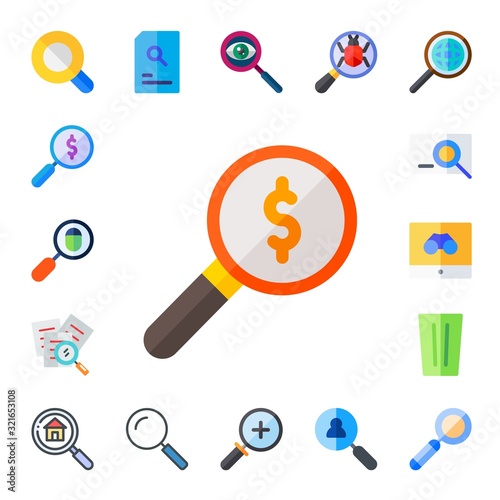 scrutiny icon set
