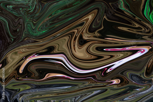 Wallpaper Mural distortion of the image is a color combination Torontodigital.ca