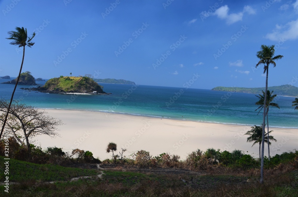 tropical beach in Philippines 