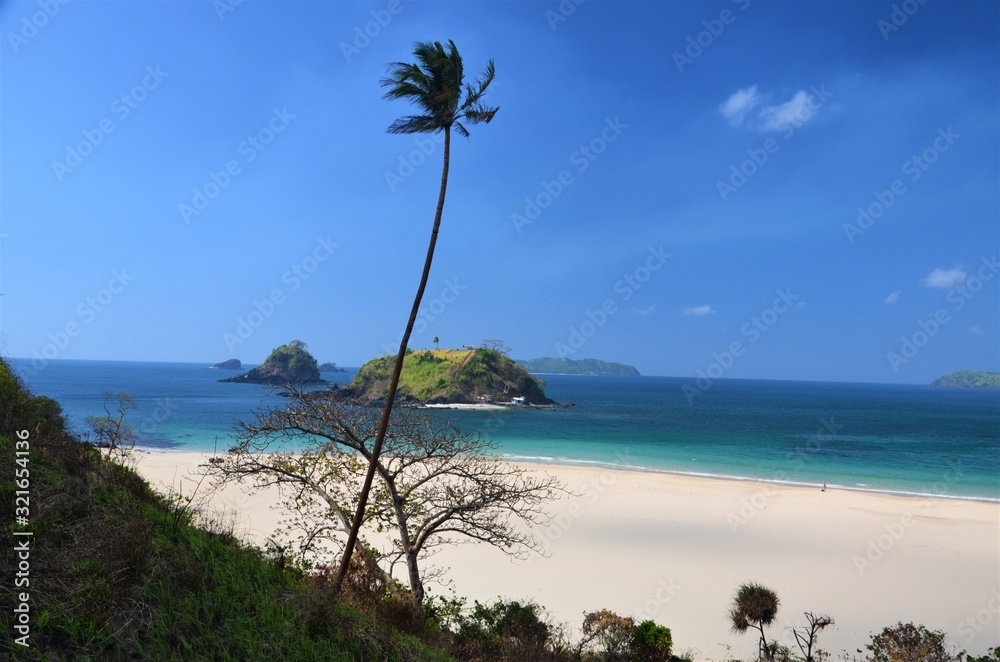 tropical beach in Philippines 