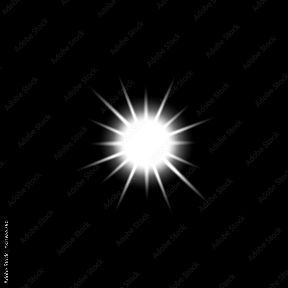 White glow glowing on a transparent background Gleam, bright flash, sparkle ,light effect stars,shiny flash,decoration twinkle,Glowing light effect and bursts collection Vector