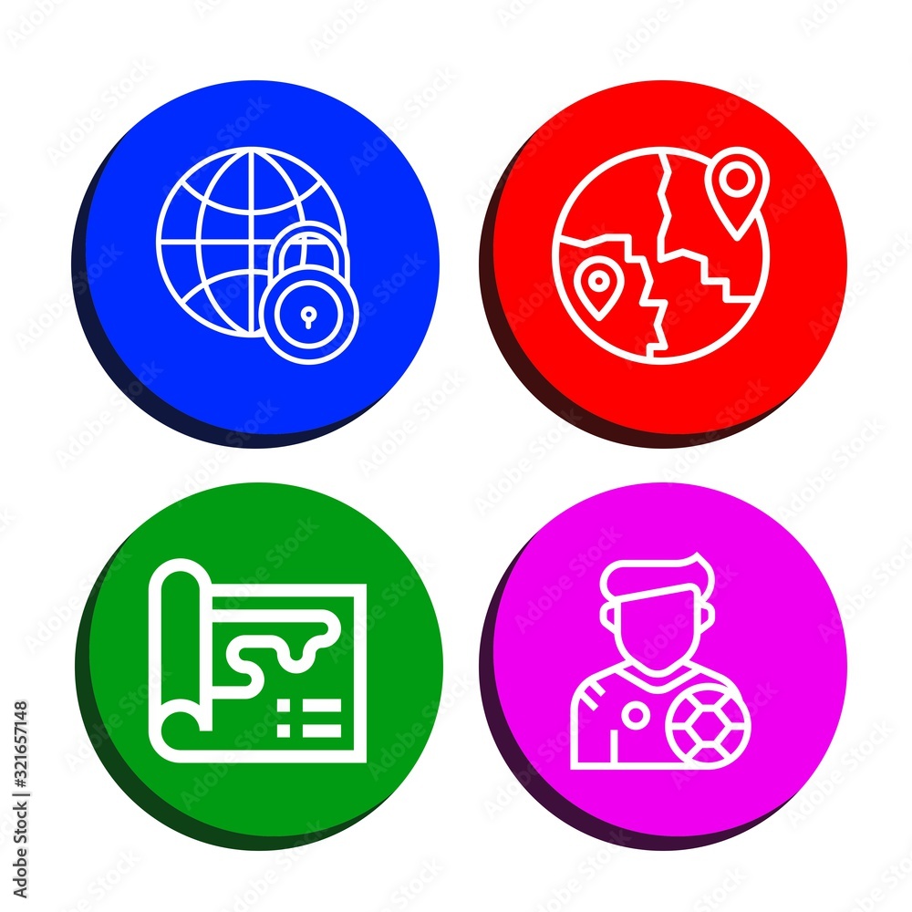 Fototapeta premium sphere icon set