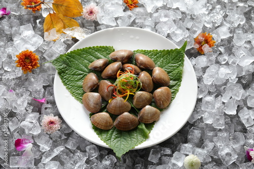 Delicious and fresh seafood with rich nutrition photo