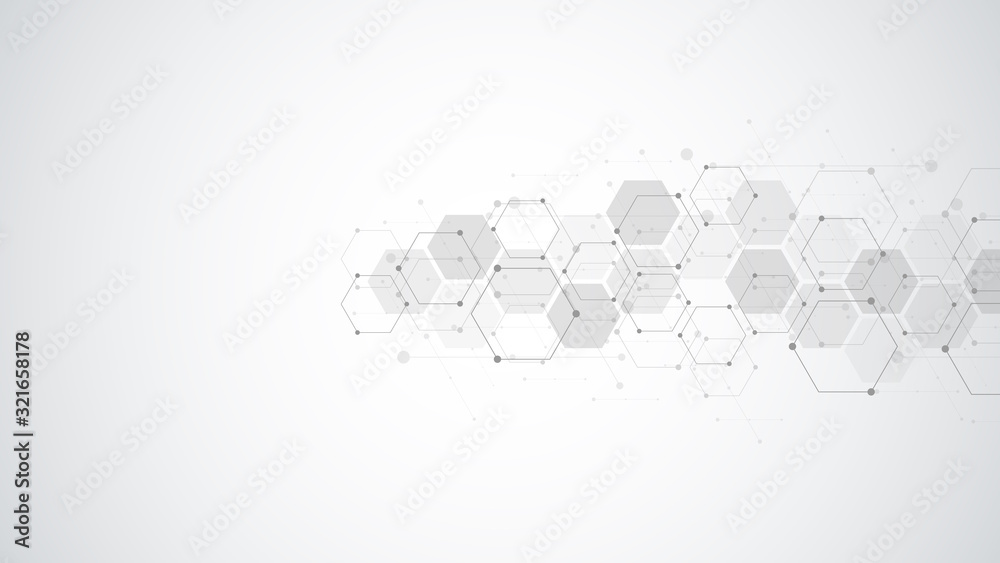 Vector hexagons pattern. Geometric abstract background with simple hexagonal elements. Medical, technology or science design. Vector hexagons pattern. Geometric abstract background with simple hexagonal elements. Medical, technology or science design.