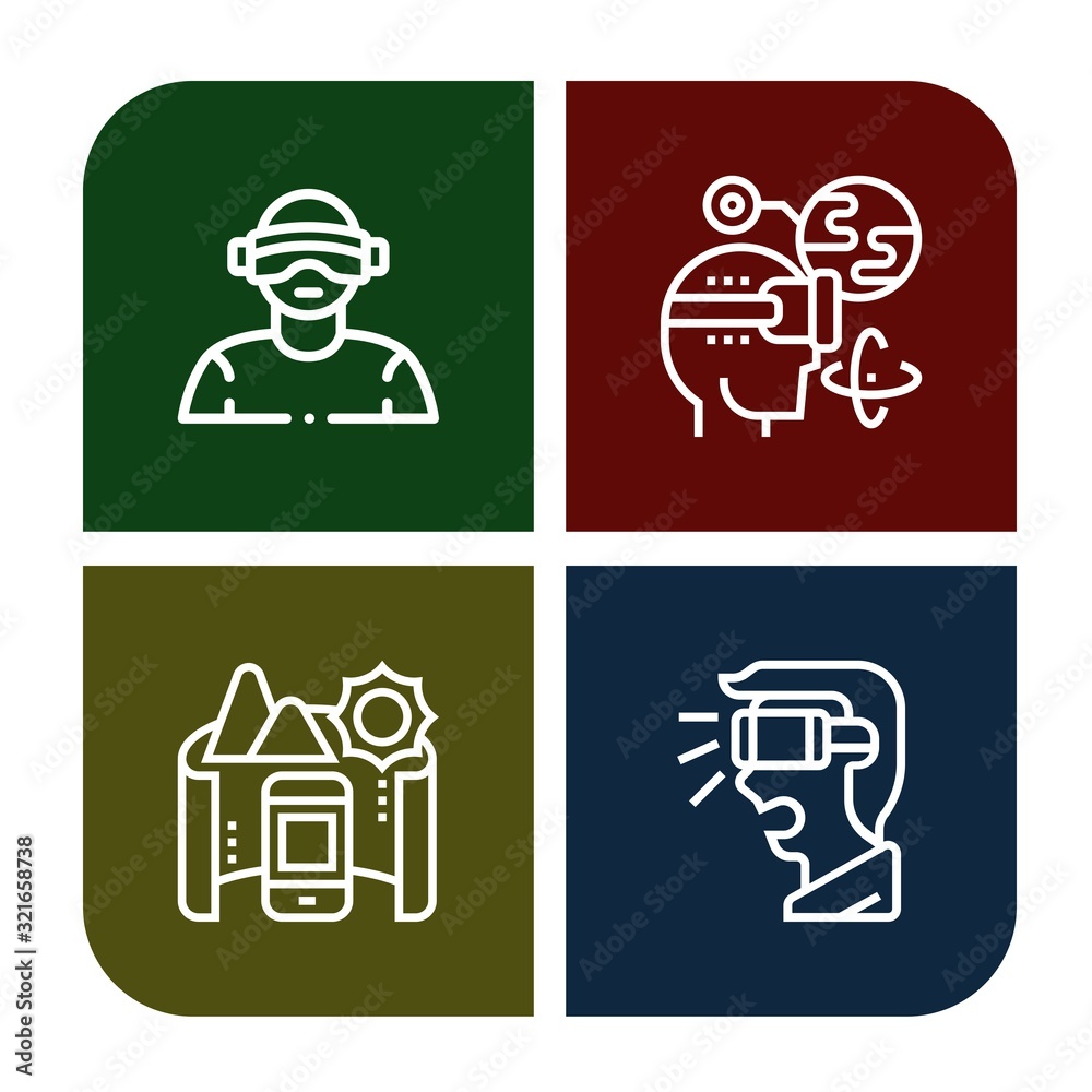 vr icon set vr icon set