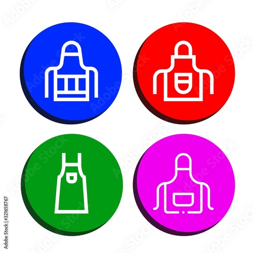 pinafore simple icons set