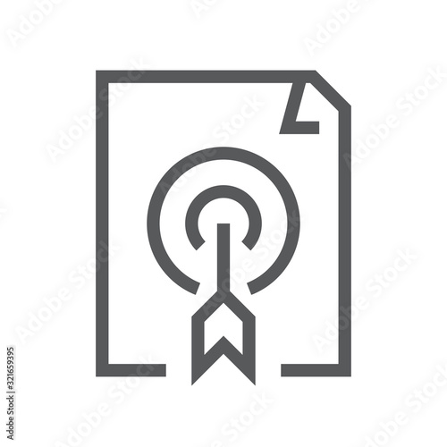 document vector icon