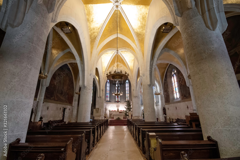 Internal view of Saint Mark church