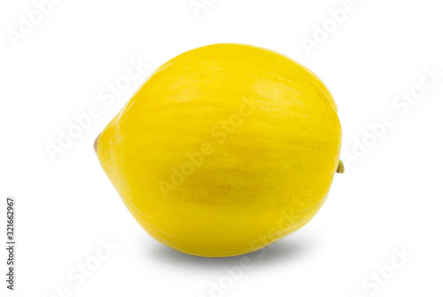 Egg fruit or canistel at white background photo