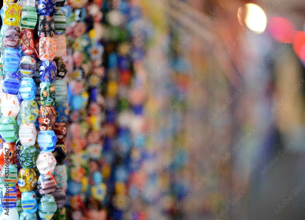 Fototapeta premium colorful beads background