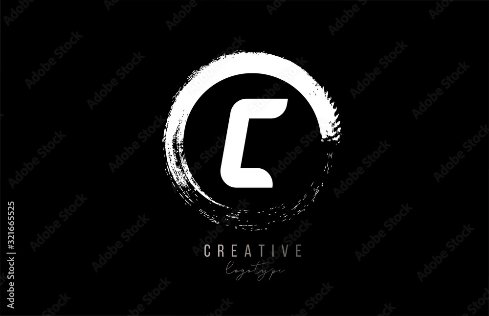 company business C letter alphabet circle logo black grunge icon design template company company business C letter alphabet circle logo black grunge icon design template company