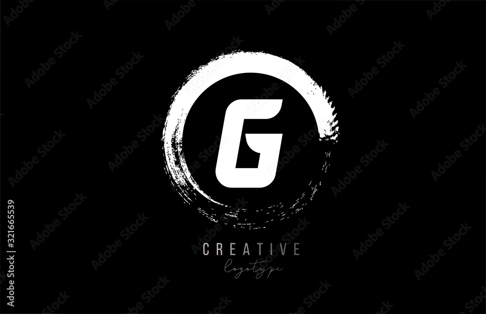 company business G letter alphabet circle logo black grunge icon design template company company business G letter alphabet circle logo black grunge icon design template company