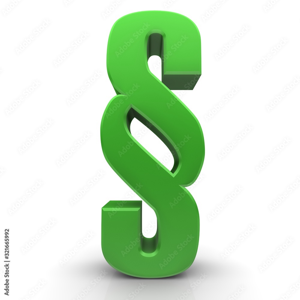 Paragraph § article sign symbol green legal law icon Paragraph § article sign symbol green legal law icon