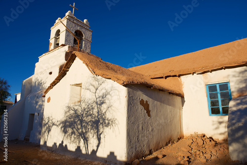 Church of San Pedro in San Pedro de Atacama, Chile. photo