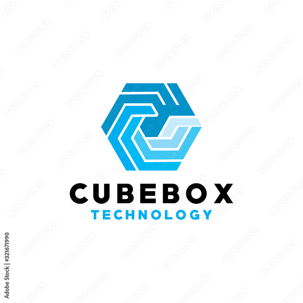 Cube Box Technology logo design vector template with Modern Line Concept style. geometry icon for software, system, internet, app, network, development, digital, website, Company And Business. Cube Box Technology logo design vector template with Modern Line Concept style. geometry icon for software, system, internet, app, network, development, digital, website, Company And Business.