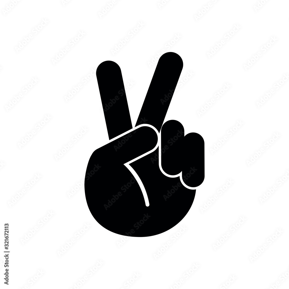 Peace icon vector logo template Peace icon vector logo template