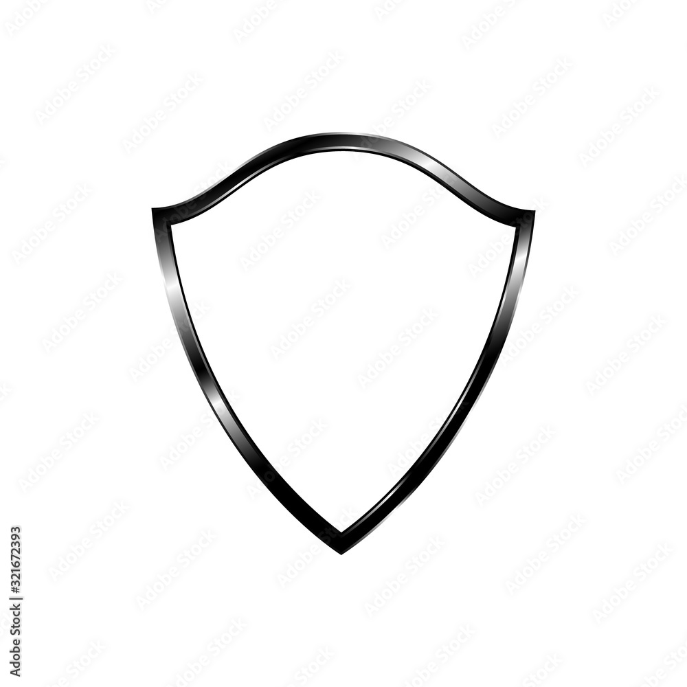 Shield, guard icon vector, filled flat sign isolated on white background. Symbol, logo illustration. Shield, guard icon vector, filled flat sign isolated on white background. Symbol, logo illustration.
