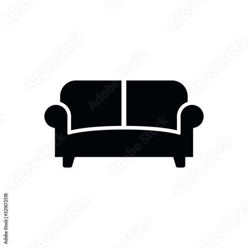 Sofa icon vector logo template