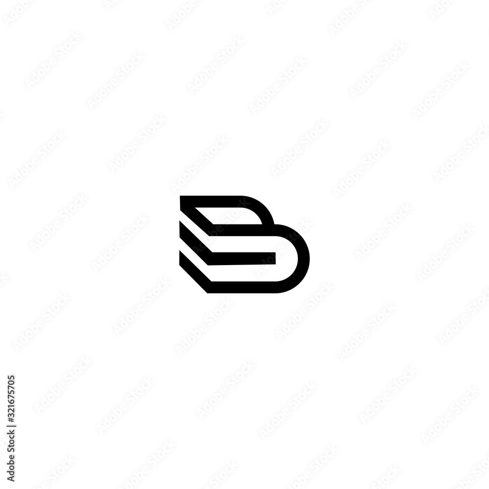 B letter book logo design vector B letter book logo design vector