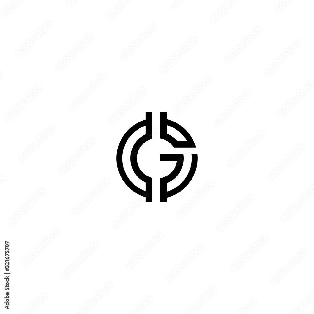 CG GC G C Letter Logo Design Vector Template CG GC G C Letter Logo Design Vector Template