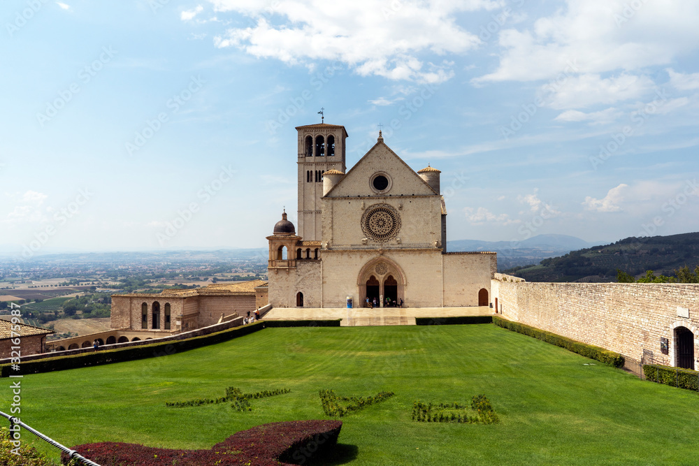Basilica of St.Francis in Assisi, Umbria - Italy